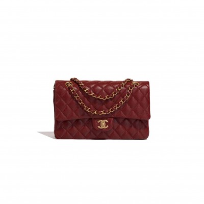 CHANEL TIMELESS MEDIUM CAVIAR RED AS3011 (25.5*15.5*6.5cm)